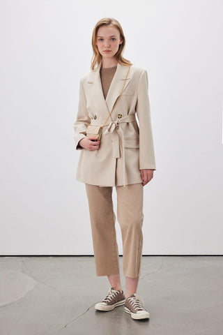 1965 Straight Denim Jeans Beige