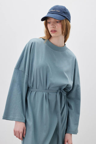 Long Oversized Dress Blue