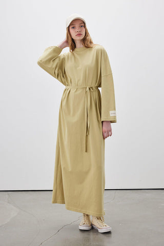 Long Oversized Dress Yellow