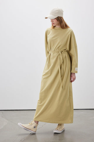 Long Oversized Dress Yellow