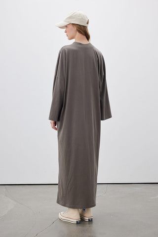 Long Oversized Dress Anthracite