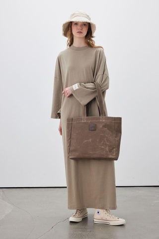 Long Oversized Dress Mink