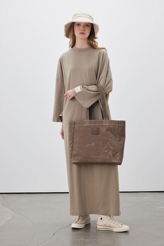 Long Oversized Dress Mink