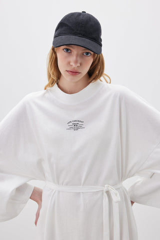 Long Oversized Dress Ecru