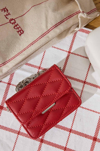 Quilted Mini Bag Red