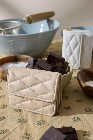 Quilted Mini Bag Latte