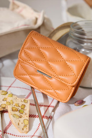 Quilted Mini Bag Orange