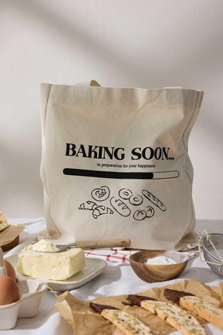 Printed Canvas Bag Baking