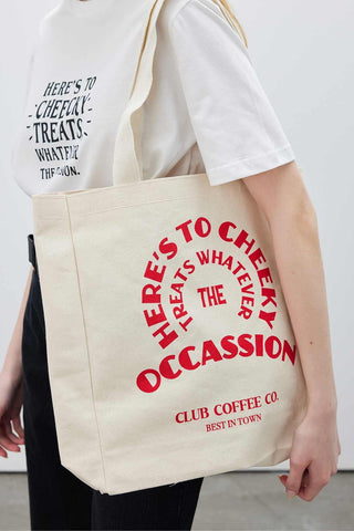 Printed Canvas Bag Cheeky