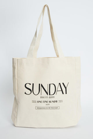 Printed Canvas Bag Sunday