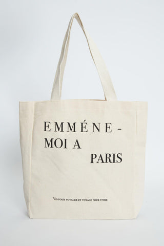 Printed Canvas Bag Paris