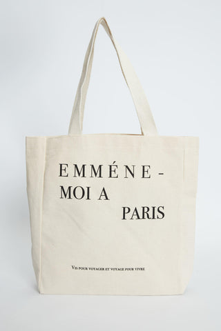 Baskılı Kanvas Çanta Paris