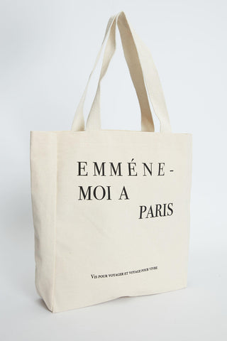 Baskılı Kanvas Çanta Paris