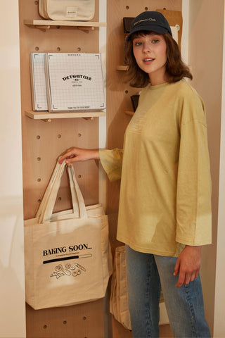 Printed Canvas Bag Baking