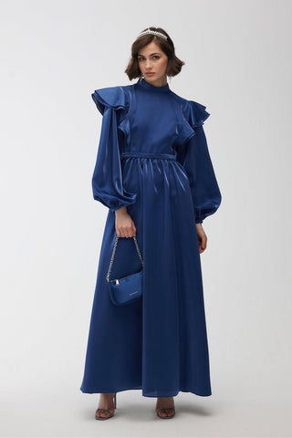 Shine Grace Evening Dress Night Blue