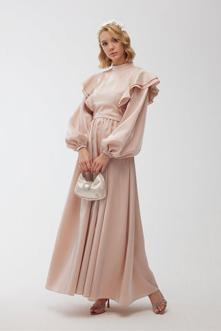 Shine Grace Abiye Elbise Pembe