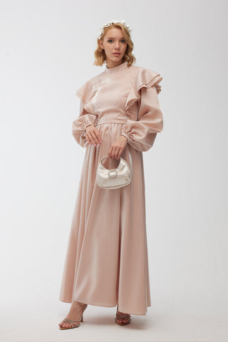 Shine Grace Abiye Elbise Pembe
