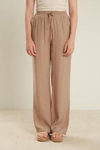 Tencel Comfortable Trousers Mink