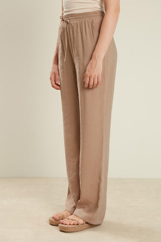 Tencel Comfortable Trousers Mink