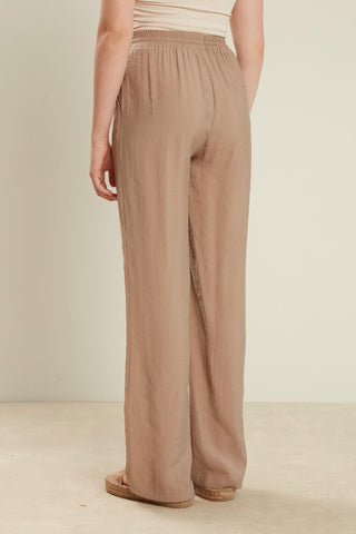 Tencel Comfortable Trousers Mink