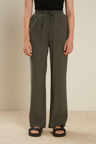 Tencel Comfortable Trousers Khaki