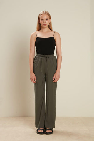 Tencel Comfortable Trousers Khaki