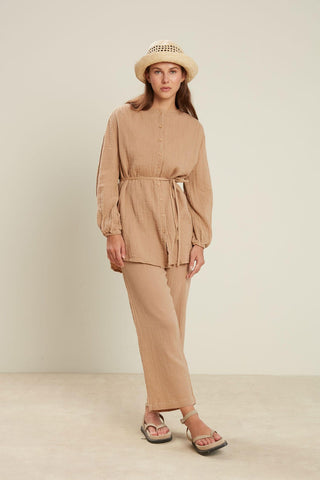 Muslin Trousers Beige