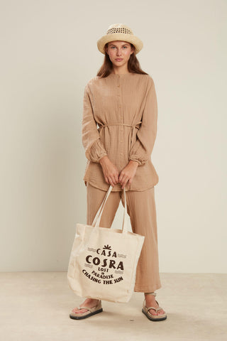 Muslin Trousers Beige