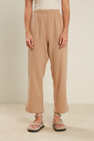 Muslin Trousers Beige