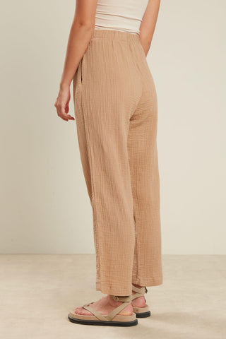 Muslin Trousers Beige