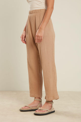 Muslin Trousers Beige