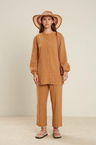 Muslin Trousers Camel