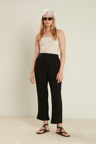 Muslin Trousers Black