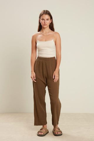 Muslin Trousers Brown