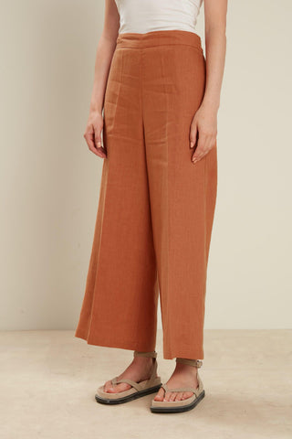 Straight Linen Trousers Tile