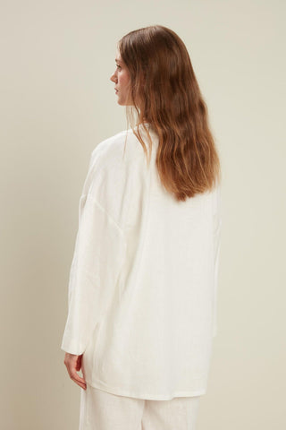 Linen Kimono Ecru