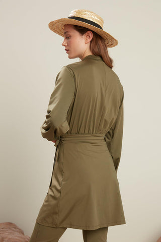 Modest Swim Skirt Khaki