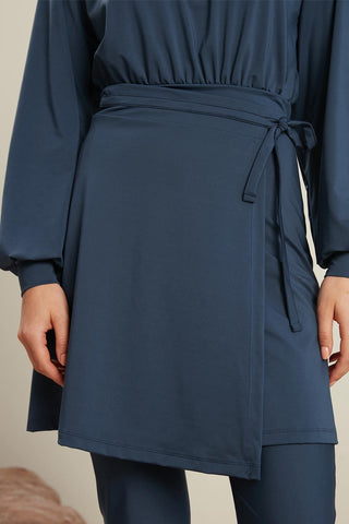 Modest Swim Skirt Navy Blue