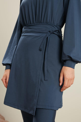 Modest Swim Skirt Navy Blue