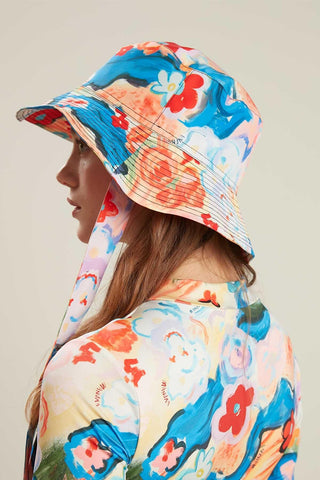 Bucket Hat With String Color Brush