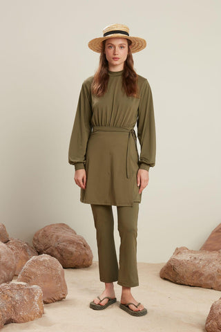 Modest Swim Trousers Khaki