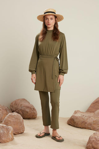 Modest Swim Trousers Khaki