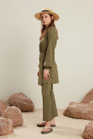 Modest Swim Trousers Khaki