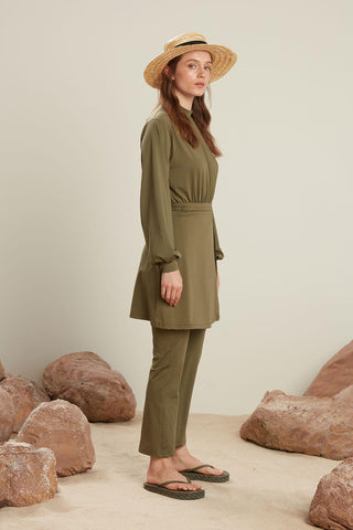 Modest Swim Trousers Khaki