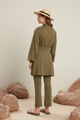 Modest Swim Trousers Khaki