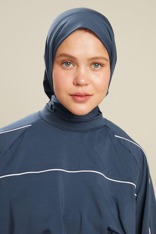 Adjustable Swimming Cap Navy Blue