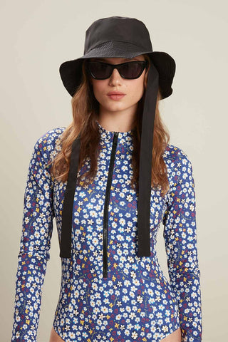 Swimsuit With Front Zip Chamomile