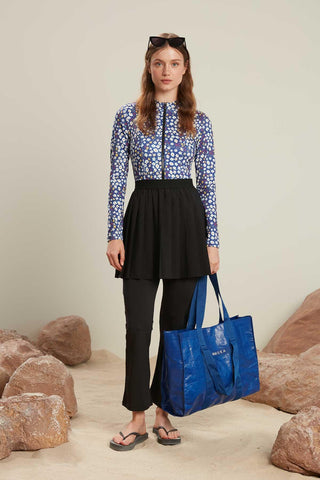 Swimsuit With Front Zip Chamomile