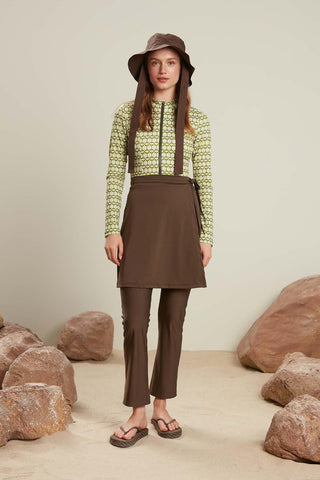 Swimsuit With Front Zip Retro