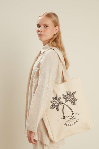 Printed Canvas Bag Beach